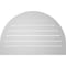 Ekena Millwork Round Top Surface Mount PVC Gable Vent: Functional, w/ 2"W x 2"P Brickmould Sill Frame, 36"W x 24"H GVPRT36X2403SF - alternate 2